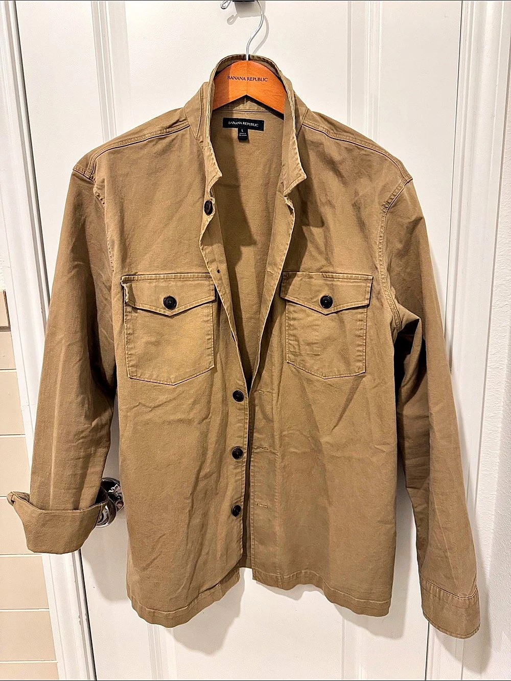 Banana Republic Utility Jacket in Brown Size Large